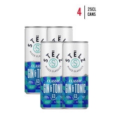 Stëlz Mixed Classics Gin & Tonic [4-Pack]