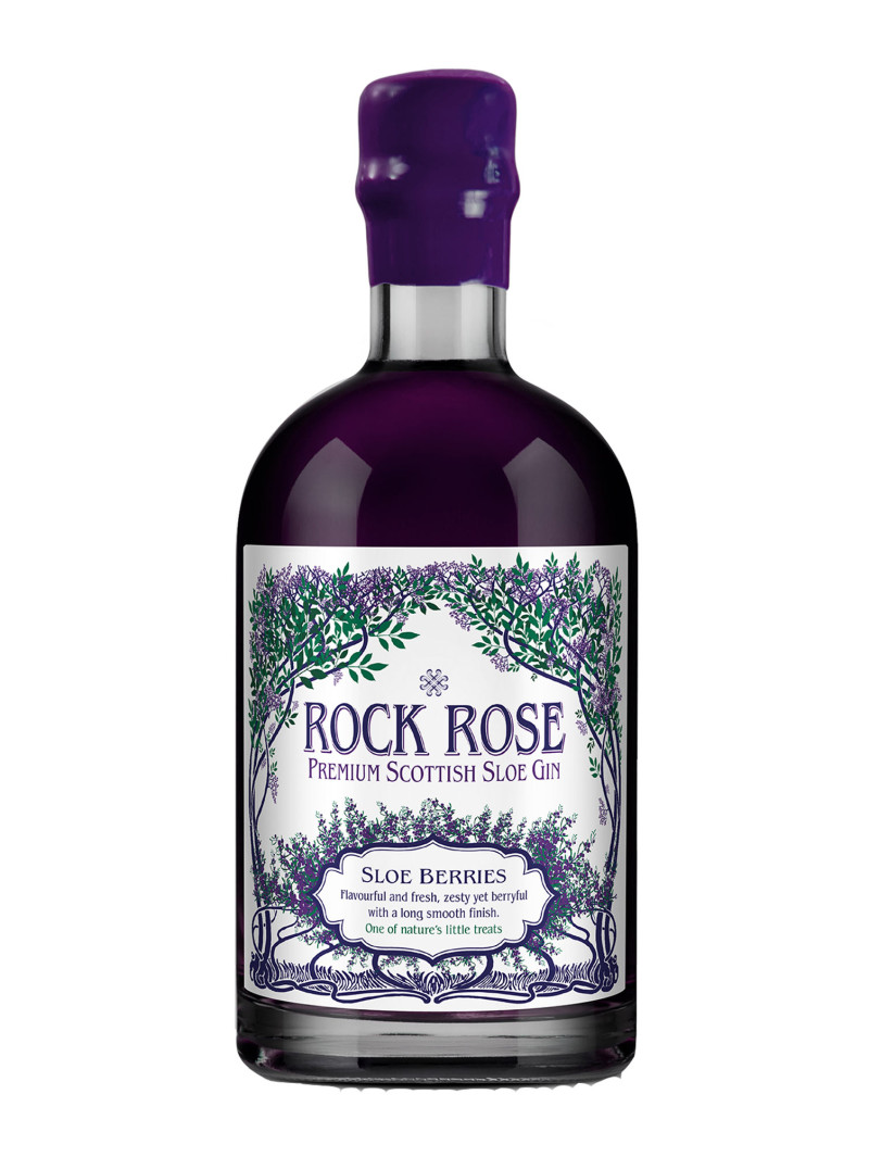 Rock Rose Premium Scottish Sloe Gin