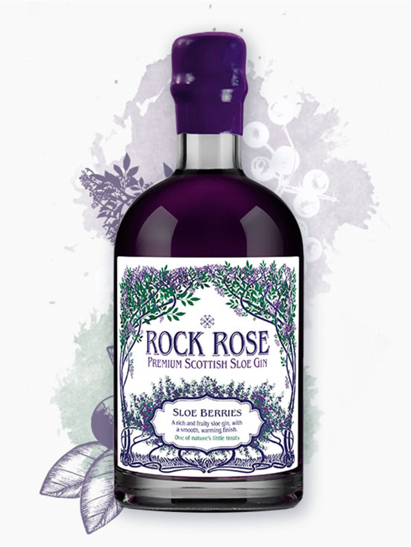Rock Rose Premium Scottish Sloe Gin