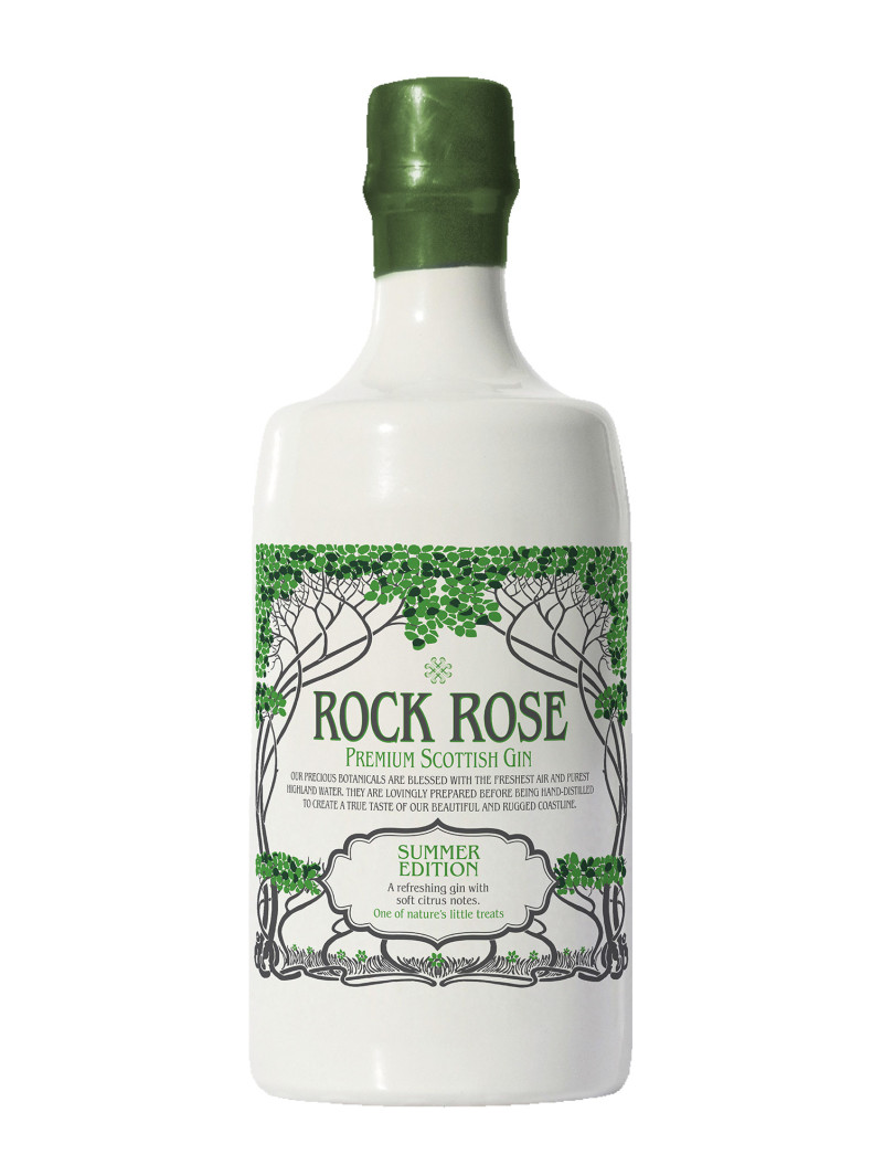 Rock Rose Premium Scottish Gin Summer Edition