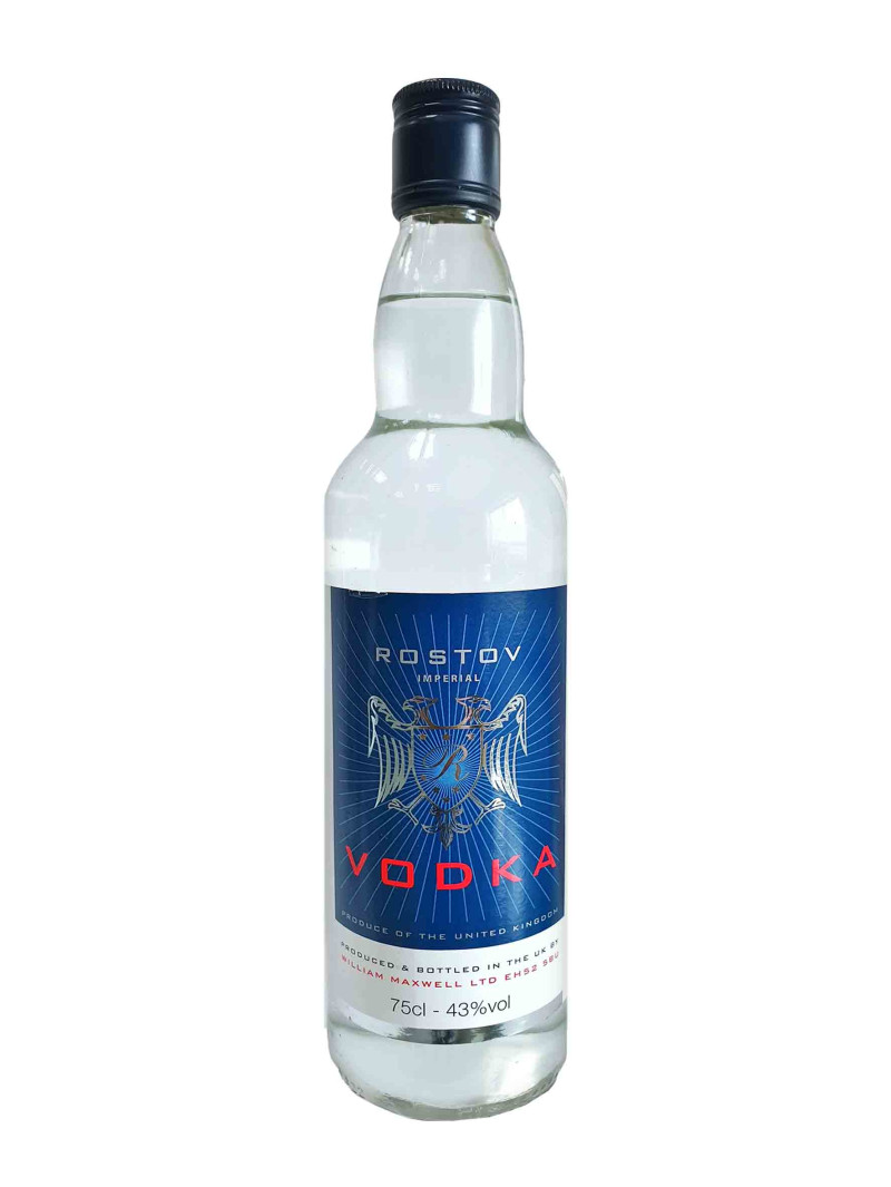 Rostov Blue Label Vodka 75cl