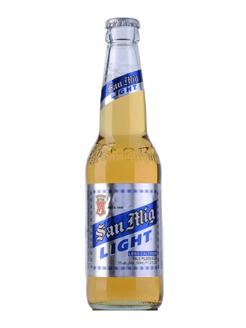 San Miguel Light Beer Bottles [Case of 24]