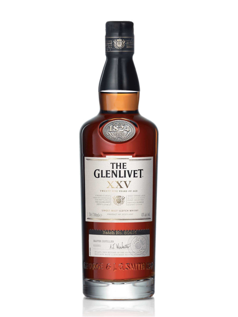 The Glenlivet XXV 25 Year Old Single Malt Scotch Whisky 