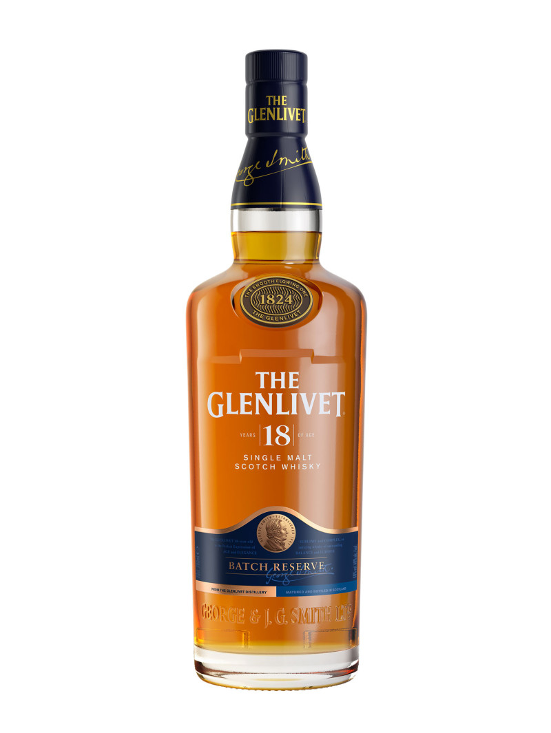 The Glenlivet 18 Year Old Single Malt Scotch Whisky 