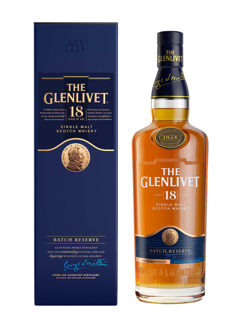 The Glenlivet 18 Year Old Single Malt Scotch Whisky