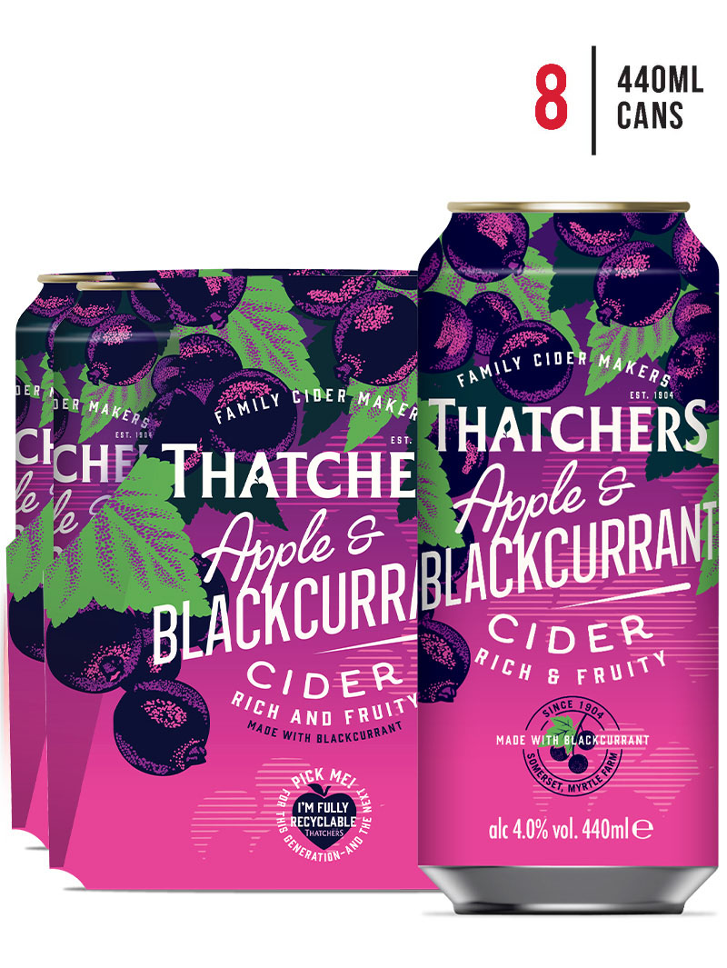 Thatchers Apple and Blackcurrant [Case of 8]