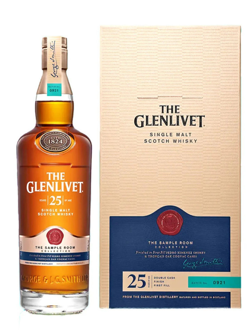The Glenlivet XXV 25 Year Old Single Malt Scotch Whisky 