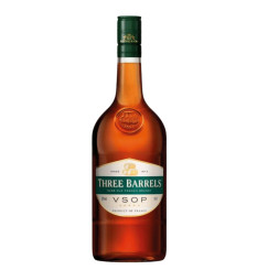 Three Barrels VSOP Brandy 1L