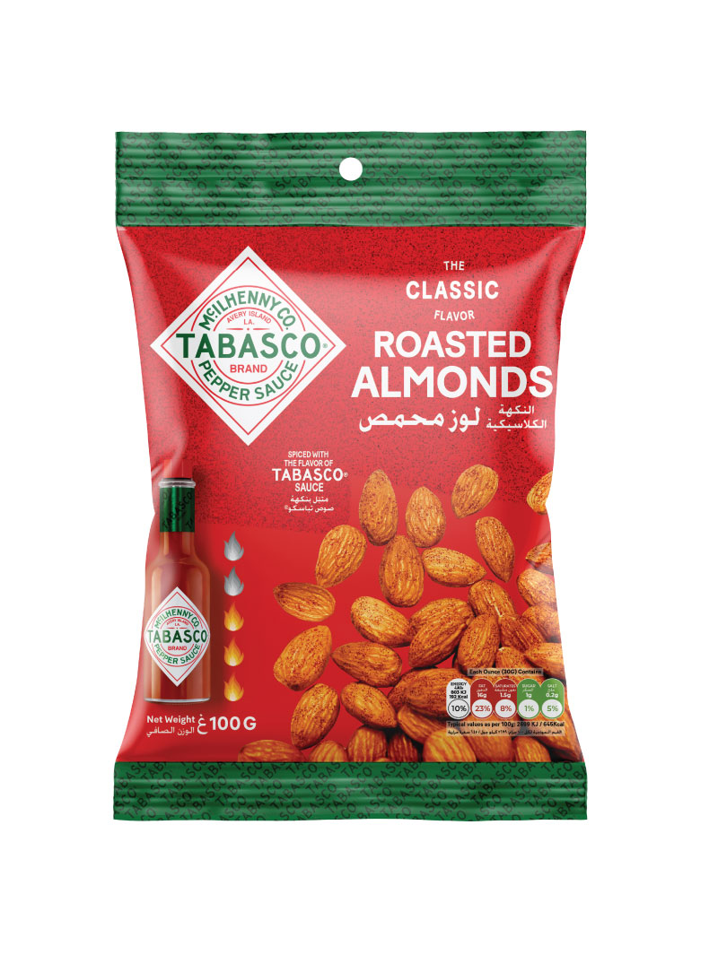 Tabasco Roasted Almonds 100g