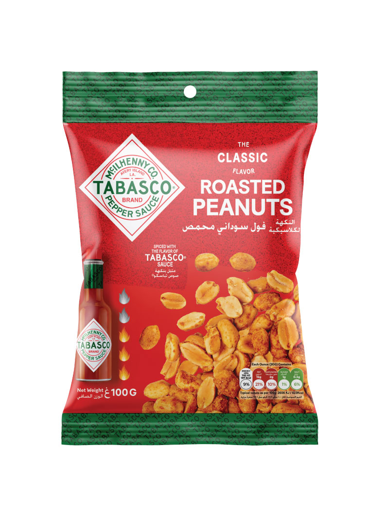 Tabasco Roasted Peanuts 100g