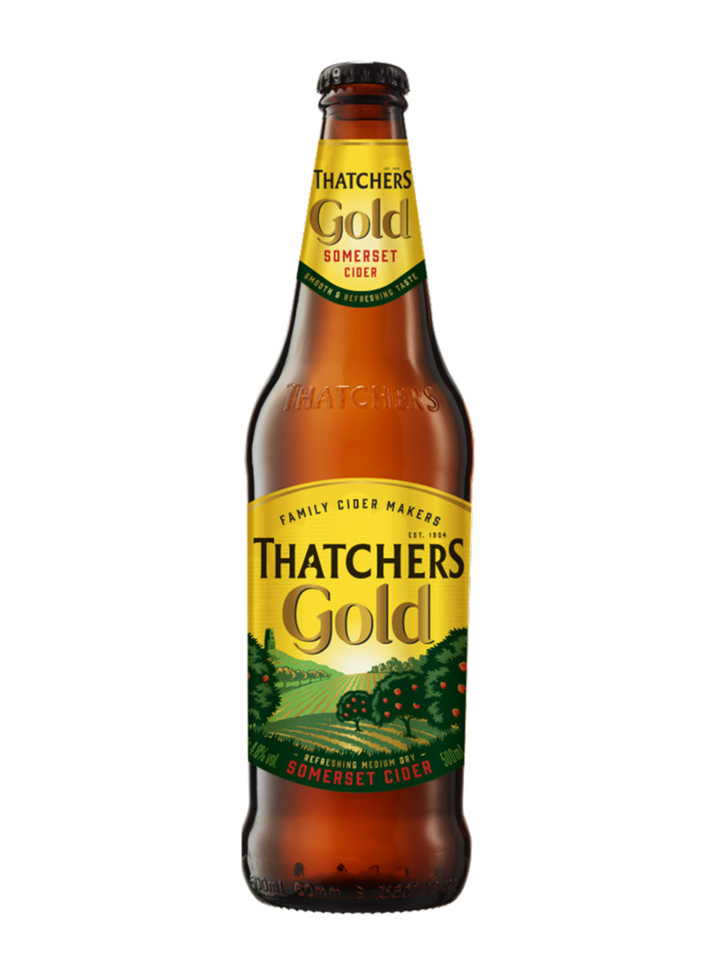 Thatchers Cider Gold Bottles [Case of 12]