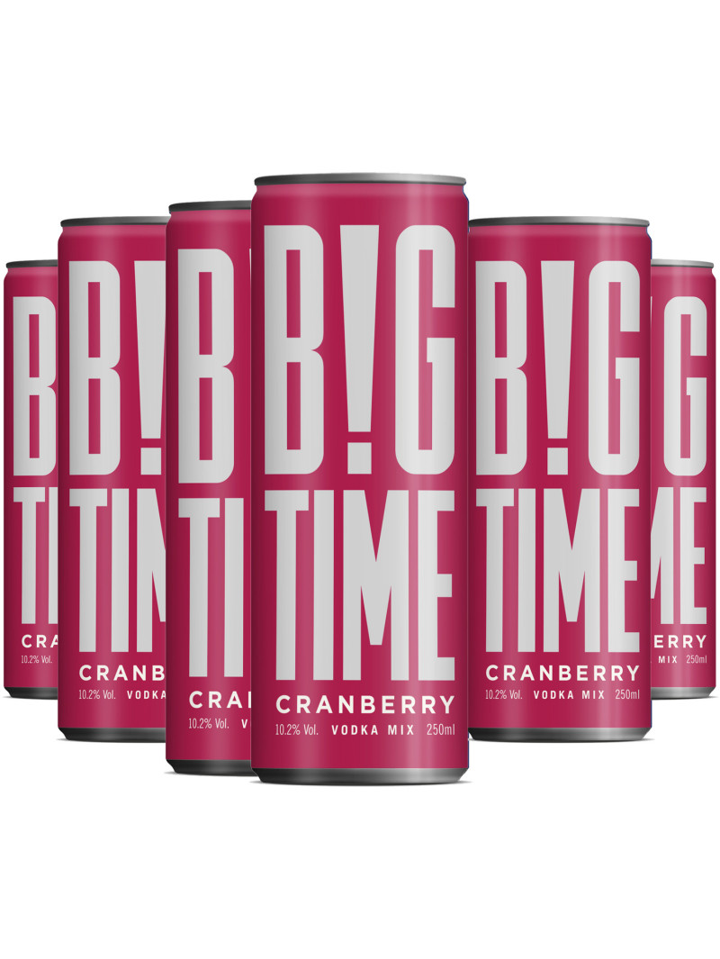 Big Time Cranberry with Vodka Mix [6-Pack] 