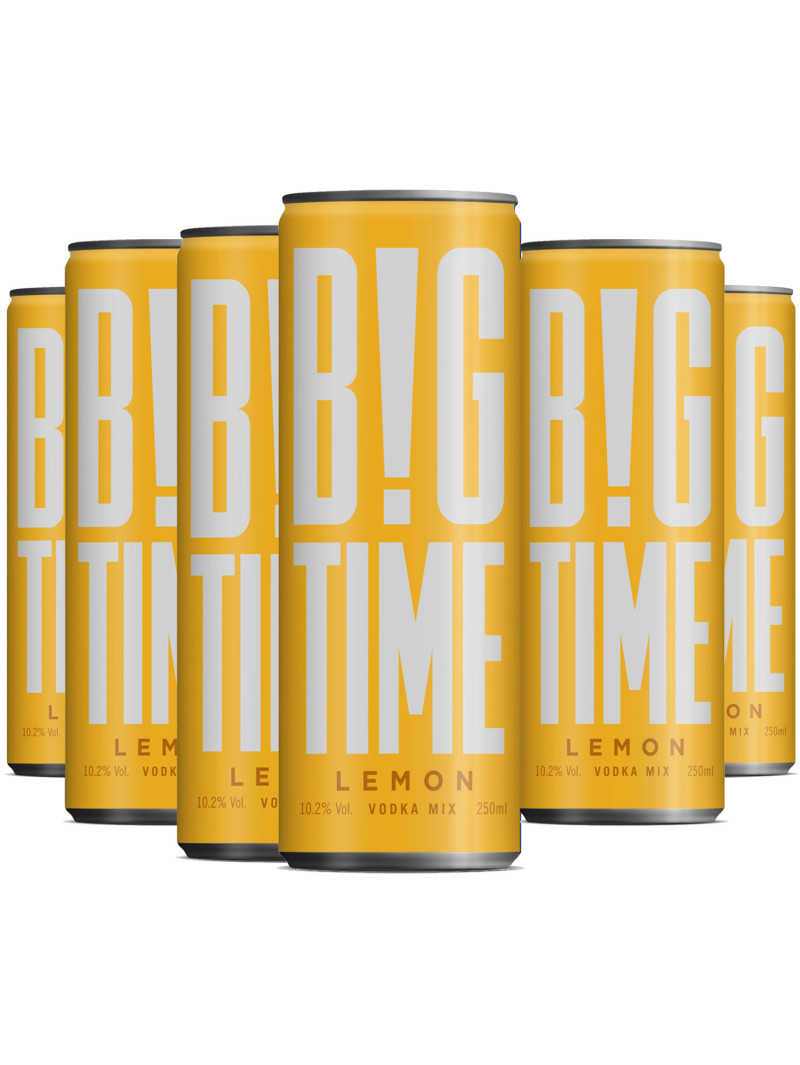 Big Time Lemon with Vodka Mix [6-Pack] 