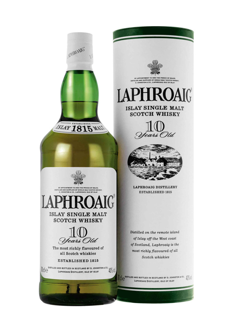Laphroaig 10 Year Old Single Malt Whisky